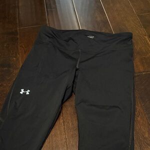 Under Armour Black Performance Capri Leggings